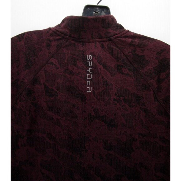 Spyder Sweatshirt Medium Active Pullover 1/4 Zip Crop Outdoor Logo - Picture 7 of 10